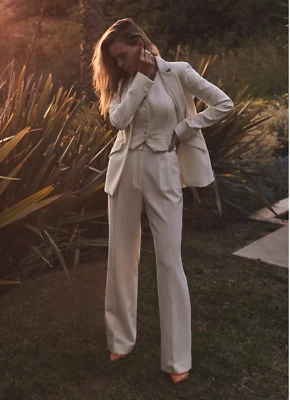 Favorite Daughter Wide Leg The Favorite Pant Ivory White Sz 16 NWT $218 Plz Read - Image 1 of 4