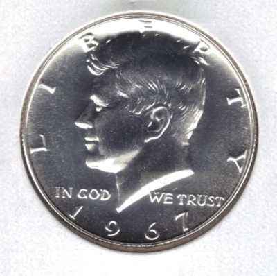 1967 SMS 40% SILVER KENNEDY HALF DOLLAR - Image 1 of 2