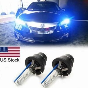 For Acura TL TSX RDX MDX NSX ZDX CL Blue D2S D2R HID Xenon Headlight Bulbs 2x - Picture 1 of 12