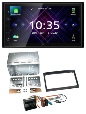 JVC DAB 2DIN MP3 Bluetooth USB Autoradio für Peugeot Expert 207 307 Partner Prof - Bild 1 von 4