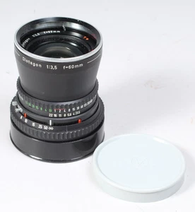 BLACK HASSELBLAD ZEISS 60MM F/3.5 T* C DISTAGON WIDE ANGLE WITH CAPS CLEAN GLASS - Picture 1 of 7