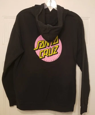 Sudadera con capucha negra SANTA CRUZ SKATEBOARDS para dama, talla XL - ¿DE COLECCIÓN? Foto 1 de 2
