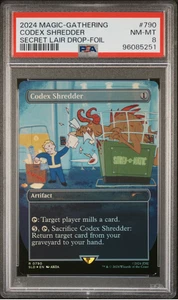 MTG PSA 8 Fallout Codex Shredder Foil Promo#790 Secret Lair Vault Boy NM-MT 2024 - Picture 1 of 2