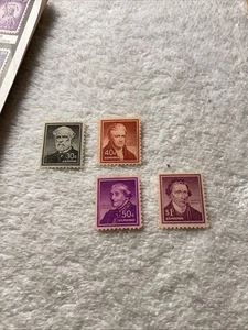 U.S.-(-1954-61-]-SC.# 1049-1052-LIBERTY SERIES-lot of 4-Stamps MNH/MH#11 - Picture 1 of 5