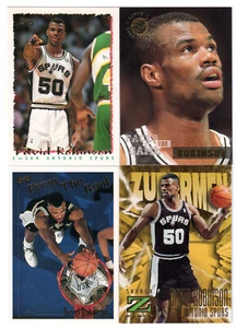 (4) Card DAVID ROBINSON Lot! Stadium Club, Topps, Skybox Z-Force...SPURS - Picture 1 of 1