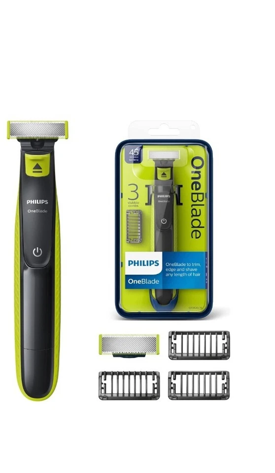 Philips P2620/20 Rasoio Elettrico per Faccia e Corpo - Verde Lime/Grigio... - Immagine 1 di 1