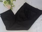 Vintage Polo Ralph Lauren Dziewicza wełna kaszmir czarne plisowane spodnie męskie 42x30
