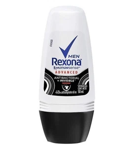 2 Pack Rexona Men Invisible + Antibacterial Deodorant Roll on FREE SHIPPING - Picture 1 of 1