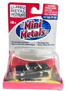 30110 Mini Metals HO 1/87 Black '57 Chrysler 300C - Picture 1 of 2