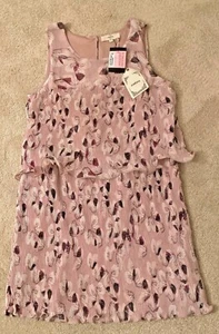 Entro brand new 2 tier sleeveless crinkle dress SZ S cruise church party NEW - Picture 1 of 4