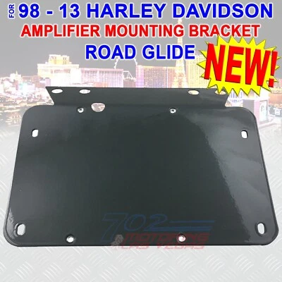 SOPORTE DE MONTAJE DE AMPLIFICADOR PARA INSTALACIÓN DE AMPLIFICADOR HARLEY-DAVIDSON ROAD GLIDE 1998-2013 Foto 1 de 2