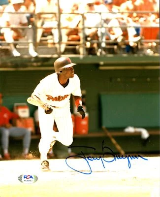 Tony Gwynn signed 8x10 photo autograph Auto PSA DNA - Image 1 of 2