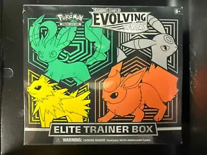 Pokemon ETB - Evolving Skies - Sword & Shield - Factory Sealed ETB - Picture 1 of 2