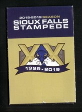 Sioux Falls Stampede--2018-19 Pocket Schedule--Urgent Care--USHL