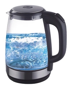 2.1Qt 1500W Electric Kettle Glass Tea Kettle Fast Boiling Auto Shut-Off LED - Picture 1 of 10