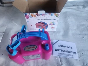 Portable Two Nozzle 110V Electric Balloon Inflator Pump Party Birthday - Picture 1 of 9