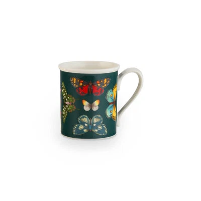 Taza jarra Spode Botanic Garden Harmony 14 oz, mariposas surtidas (verde) Foto 1 de 4