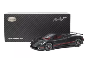 Almost Real 1:18 PAGANI ZONDA F GLOSS CARBON BLACK RED STRIPE 2015 L.E. 1008 pcs - Foto 1 di 3