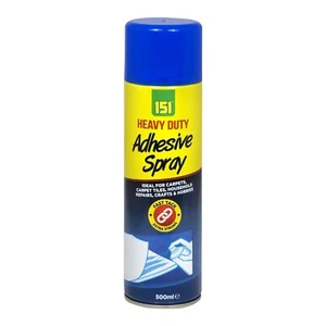 Adhesive Spray Heavy Duty For Carpets Household DIY Crafting Upholstery 500ml - Picture 1 of 11