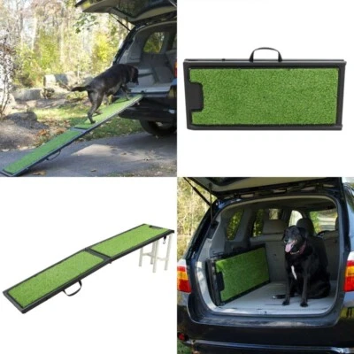 Innopet Dog Ramp Foldable Non- Slip - Poly Grass - Image 1 of 4