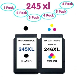 PG-245XL CL-246XL Tintenpatrone Schwarz/Farbe für Canon PIXMA MG3020 MG2500 TR4522 - Bild 1 von 16
