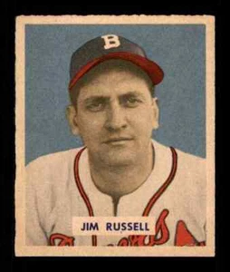 1949 Bowman #235 Jim Russell - VG-EX+ - Picture 1 of 2