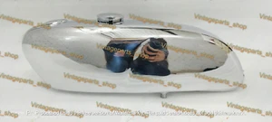 Fit For Yamaha FS1 DX Steel Chrome Petrol Fuel Tank Model 1977 With Cap - Picture 1 of 6
