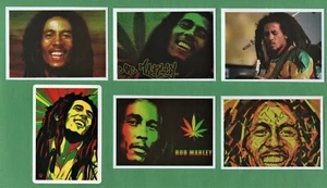 BOB MARLEY & the WAILERS STICKERS ROOTS rasta DANCEHALL rocksteady ska JAMAICA - Picture 1 of 18