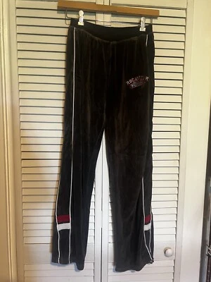 ROCAWEAR Women’s Size Medium M Pants Sweatpants Pockets Leisure Velour Vintage - Image 1 of 4