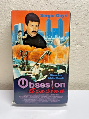 Obsesion Asesina (1992 VHS) Big BOX - Sergio Goyri Director Aldo Monti - Image 1 of 4
