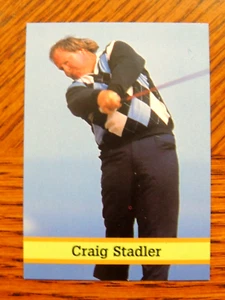 CRAIG STADLER 1993 U.K. FAX PAX FAMOUS GOLFERS #16 GOLF LEGEND - Picture 1 of 1