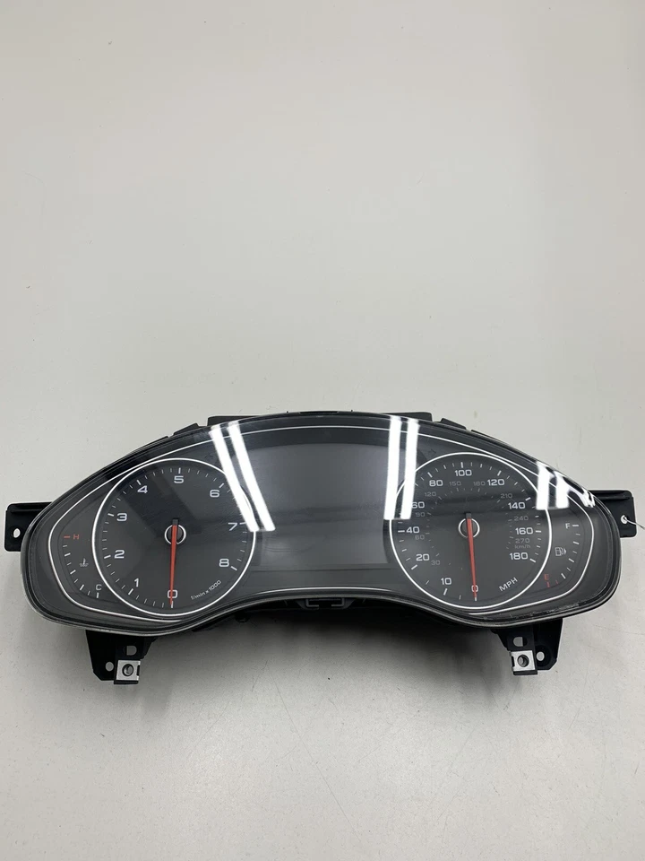 AUDI A6 C7 2011 TABLERO PANEL DE INSTRUMENTOS VELOCÍMETRO MEDIDOR FABRICANTE DE EQUIPOS ORIGINALES 100 k millas Foto 1 de 4