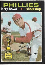 1971 O-Pee-Chee Larry Bowa #233 Philadelphia Phillies