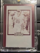 Joe Mixon 2019 Contenders Draft Picks 1/1 Printing Plate Cincinnati Bengals...