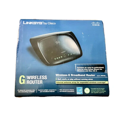 Linksys DIR-890L/R 54 Mbps 4-Port 10/100 Wireless G Router (WRT54G2) Network - Image 1 of 4