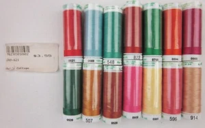 Mettler Size 60 Fine 100% COTTON Thread Lot - Picture 1 of 1