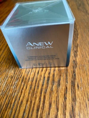 AVON Overnight Hydration Mask  Anew CLINICAL  Full Size 1.7oz New & Sealed - Image 1 of 4