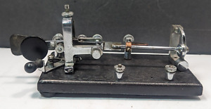 Antique Vibroplex Morse Code Key Telegram Ham Radio Untested NO TAG