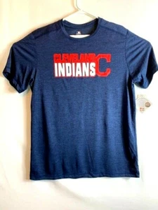 NWT Cleveland Indians Cool Base Crew Neck Jersey Shirt Large Logo MLB - Picture 1 of 5