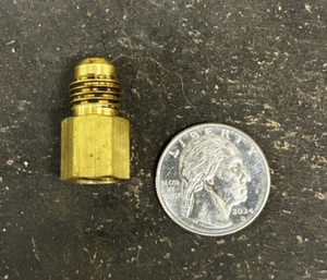 1/4" Flare x 1/8" FIP Adapter Brass Fitting 100 pcs - Picture 1 of 4