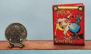 1:6 MINIATURE BOOK TIK TOK AND THE NOME KING OZ BAUM PLAYSCALE BARBIE - Picture 1 of 12