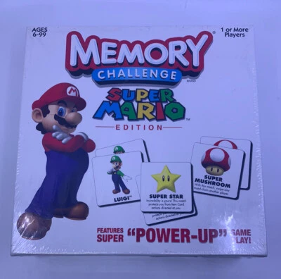 NEW 2011 Hasbro Memory Challenge SUPER MARIO Edition - Nintendo USAopoly SEALED - Image 1 of 2