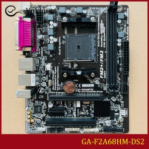 PER GIGABYTE GA-F2A68HM-DS2 DDR3*2 VGA DVI-D 64GB Micro ATX scheda madre test OK - Foto 1 di 7