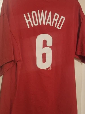 Majestic Philadelphia Phillies Ryan Howard T-Shirt Mens XL - Image 1 of 3