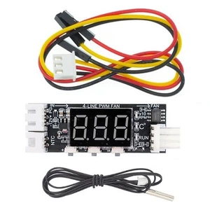 Régulateur de température d'aérateur 12V-PWM-4 fils, régulateur de vitesse, châssis-3322 - Photo 1/10