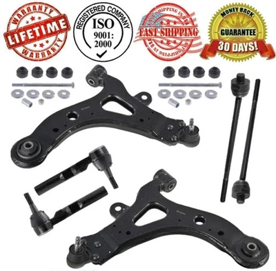 CONTROL ARMS INNER OUTTER TIE RODS LINKS 8Pc Kt FOR BUICK RENDEZVOUS 02-07 - Image 1 of 4