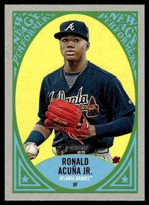 2019 Topps Heritage New Age Performers Ronald Acuña Jr. Atlanta Braves #NAP-17 - Bild 1 von 2