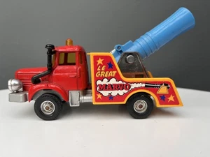 CORGI TOYS 1163. JEAN RICHARD CIRCUS. HUMAN CANNON BERLIET TRUCK - Picture 1 of 9