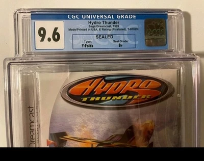 🌀 9.6 B+ SEALED 🌀Hydro Thunder 🌀 SEGA Dreamcast 🌀 1999 🇺🇸 US Seller - Image 1 of 3