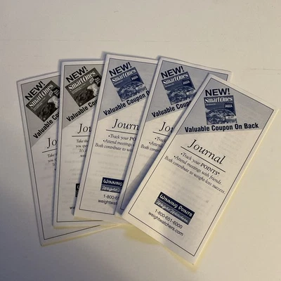 NEW! Weight Watchers Winning Points ONE WEEK JOURNAL *LOT OF 5* Q58 - Image 1 of 2